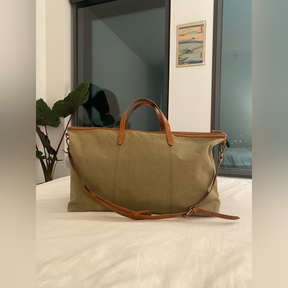 Madewell Transport Weekender in Canvas